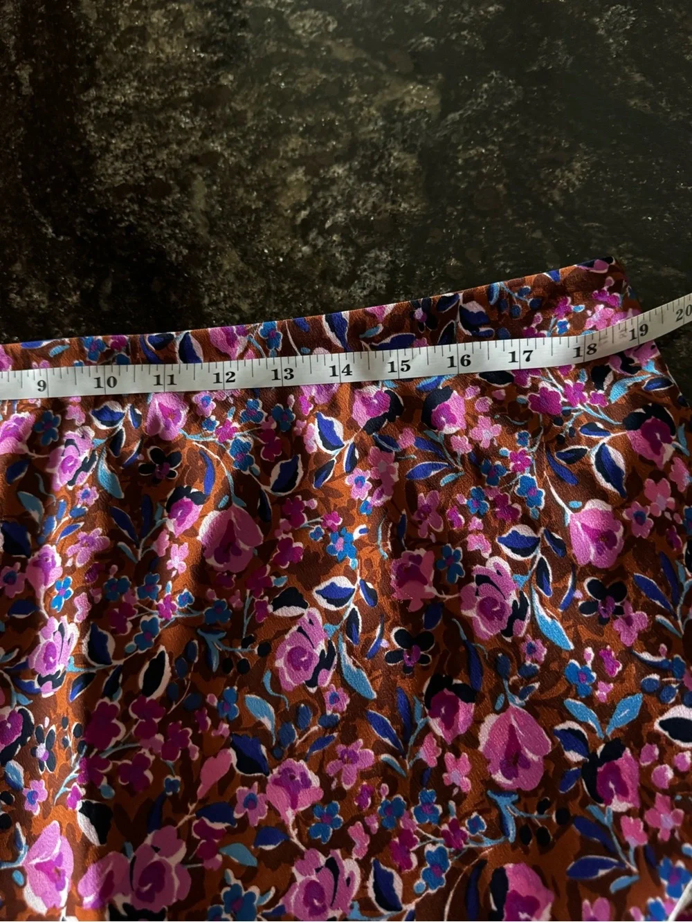 J. Crew Pink Floral Midi Skirt Size XXL